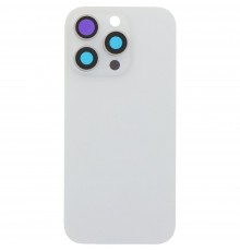 Задняя панель корпуса для iPhone 16 Pro, белая + стекло камеры, Original (PRC), white titanium