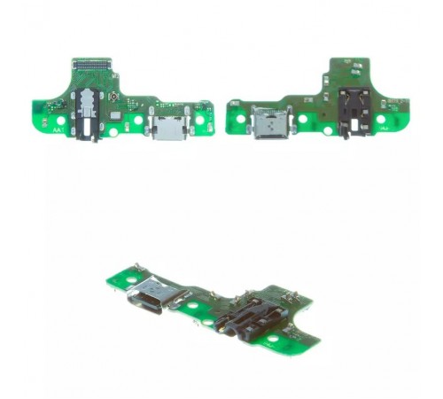 Шлейф для Samsung A207F/DS Galaxy A20s, коннектора зарядки, микрофона, плата зарядки, High Copy M12
