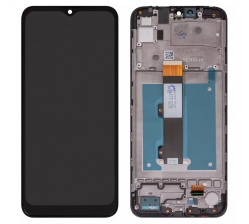 Дисплей для Motorola Moto E20 XT2155, чорний, з рамкою, High Copy