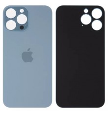 Задняя панель корпуса для iPhone 13 Pro Max, голубая, не нужно снимать стекло камеры, sierra Blue, big hole