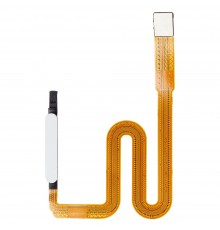 Шлейф для Samsung A037 Galaxy A03s, A037F Galaxy A03s, сканера відбитка пальця (Touch ID), білий, Original (PRC)