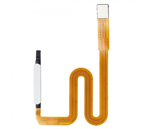 Шлейф для Samsung A037 Galaxy A03s, A037F Galaxy A03s, сканера відбитка пальця (Touch ID), білий, Original (PRC)