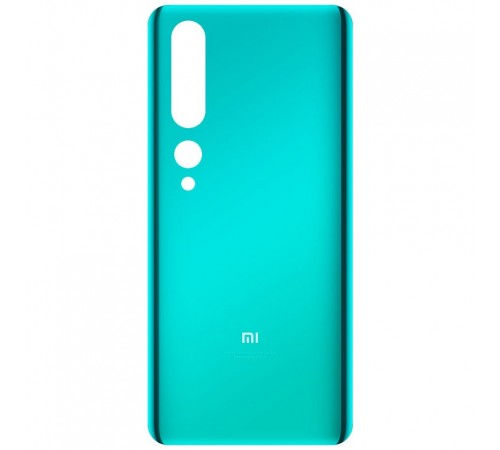 Задняя панель корпуса для Xiaomi Mi 10, зеленая (Coral Green), Copy, M2001J2G, M2001J2I Задняя панель корпуса для Xiaomi Mi 10, зеленая (Coral Green), Copy, M2001J2G, M2001J2I
