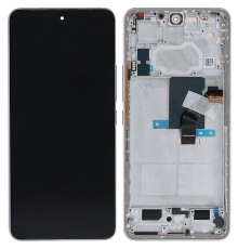 Дисплей для Xiaomi 12 Lite, розовый (Lite Pink), с рамкой, Original (PRC) (переклеено стекло), 2203129G
