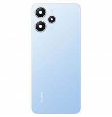 Задняя панель корпуса для Xiaomi Redmi 12, синяя (Sky Blue) + стекло камеры