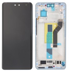 Дисплей для Xiaomi 13 Lite, Civi 2, голубой (Lite Blue), с рамкой, Original (PRC) (переклеено стекло)