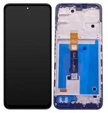 Дисплей для Motorola Moto G71 5G XT2169-1, черный, с рамкой, High Copy (OLED)