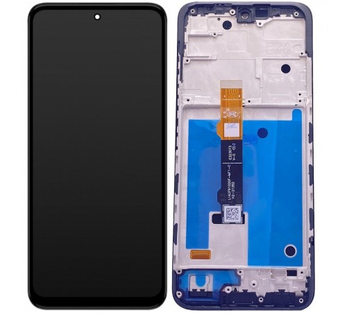 Дисплей для Motorola Moto G71 5G XT2169-1, черный, с рамкой, High Copy (OLED)