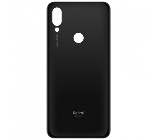 Задняя панель корпуса для Xiaomi Redmi 7, черная (Eclipse Black), Copy