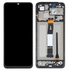 Дисплей для Xiaomi Poco C55, Redmi 11A, Redmi 12C, чорний, з рамкою, Original (PRC)