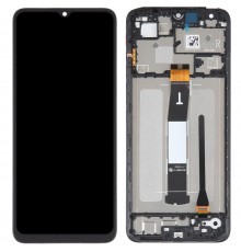 Дисплей для Xiaomi Poco C55, Redmi 11A, Redmi 12C, черный, с рамкой, Original (PRC)