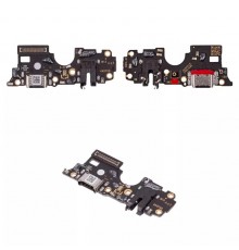 Шлейф для Oppo A16, A16s, A54 4G, A54s, конектора зарядки, конектора навушників, мікрофона, плата зарядки, High Copy