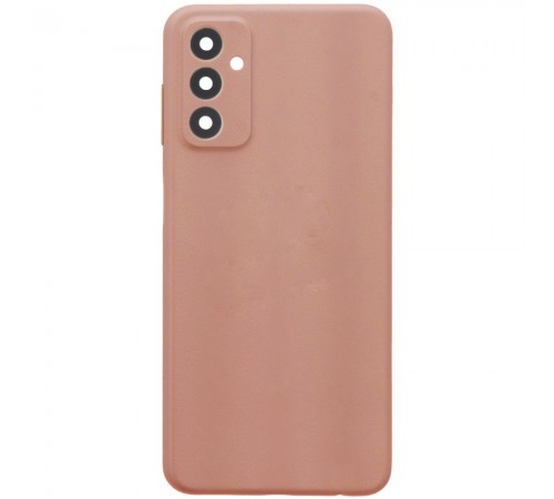 Задняя панель корпуса для Samsung M135 Galaxy M13, медная (Orange Copper), Copy + стекло камеры Задняя панель корпуса для Samsung M135 Galaxy M13, медная (Orange Copper), Copy + стекло камеры