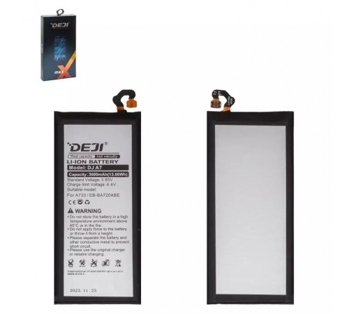 Аккумулятор Deji EB-BA720ABE для Samsung A720 Galaxy A7 (2017), A720F Galaxy A7 (2017), Li-ion, 3600 мАч