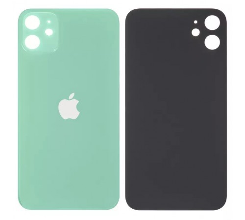Задняя панель корпуса для iPhone 11, зеленая, нужно снять стекло камеры, small hole