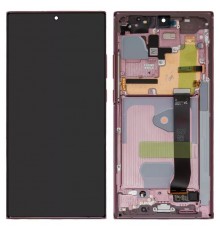 Дисплей для Samsung N985F Galaxy Note 20 Ultra, N986B Galaxy Note 20 Ultra 5G, бронзовый (Mystic Bronze), с рамкой, Original (PRC)