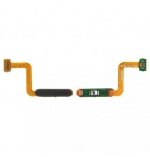 Шлейф для Samsung M317 Galaxy M31s, M515 Galaxy M51, кнопки увімкнення, сканера відбитка пальця (Touch ID), чорний