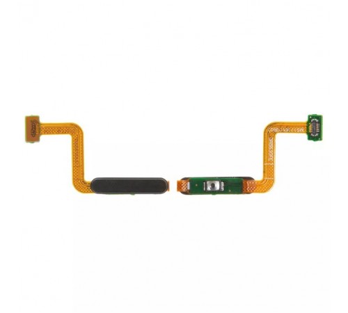 Шлейф для Samsung M317 Galaxy M31s, M515 Galaxy M51, кнопки увімкнення, сканера відбитка пальця (Touch ID), чорний