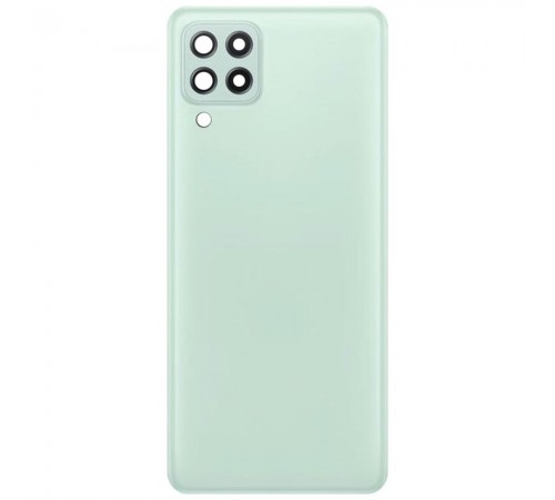 Задня панель корпусу для Samsung A225 Galaxy A22, м’ятна, Copy + скло камери