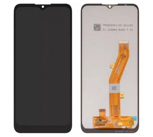 Дисплей для Nokia C10, C20, C21, чорний, без логотипа, без рамки, Оригінал (переклеєне скло)  