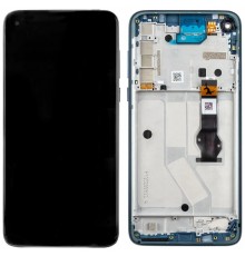 Дисплей для Motorola Moto G8 Power XT2041, синий (Capri Blue), с рамкой, Original (PRC)