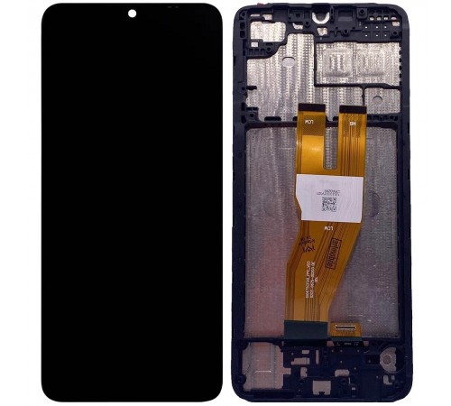 Дисплей для Samsung A055 Galaxy A05, черный, Best copy, с рамкой, Сopy