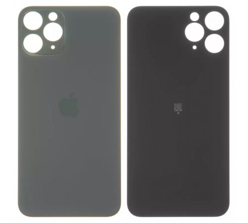 Задняя панель корпуса для iPhone 11 Pro Max, серая, не нужно снимать стекло камеры, big hole, matte space gray