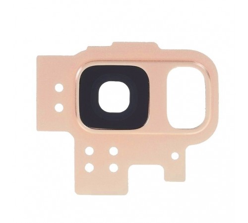 Стекло камеры для Samsung G960 Galaxy S9, золотистое (Sunrise Gold), с рамкой