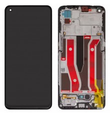 Дисплей для Oppo A94 5G, F19 Pro Plus 5G, Reno 5 Z, чорний, з рамкою, Original, сервісна упаковка, CPH2211, CPH2213, CPH2211, AMS643XY04, VER.04, #4908719