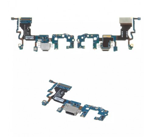 Шлейф для Samsung G960F Galaxy S9, коннектора зарядки, мікрофона, плата зарядки, Original (PRC)