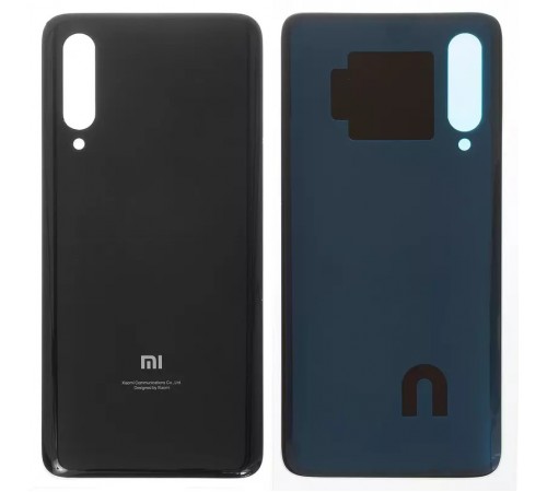 Задняя панель корпуса для Xiaomi Mi 9, черная (Piano Black), M1902F1G Задняя панель корпуса для Xiaomi Mi 9, черная (Piano Black), M1902F1G