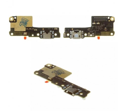 Шлейф для Xiaomi Redmi 7A, коннектора зарядки, микрофона, плата зарядки, Original (PRC)