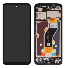 Дисплей для ZTE Blade A75 4G, черный, с рамкой, Original (PRC), 065WR01-(7300301068)-SST