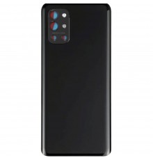 Задня панель корпусу для OnePlus 9R, чорна (Carbon Black), глянцева, Copy + скло камери
