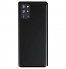 Задняя панель корпуса для OnePlus 9R, черная, глянцевая, Copy + стекло камеры