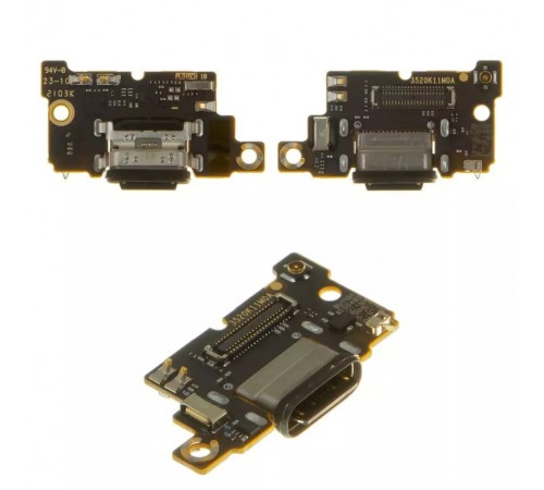 Шлейф для Xiaomi Poco F3, Mi 11i, Mi 11X Pro, Redmi K40, коннектора зарядки, микрофона, плата зарядки, Original (PRC)