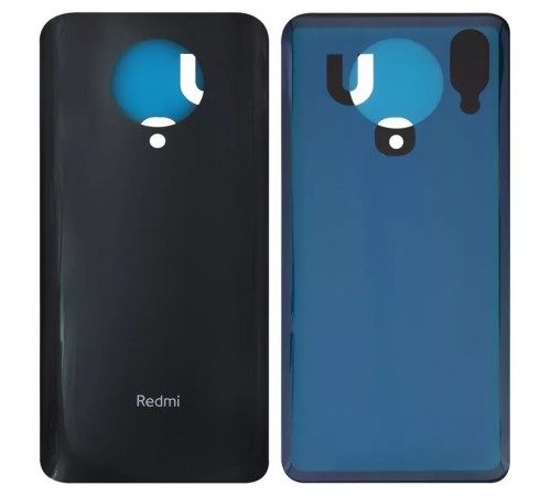 Задня панель корпусу для Xiaomi Poco F2 Pro, Redmi K30 Pro, сіра (Cyber Gray), Лого Redmi