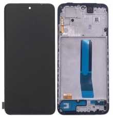 Дисплей для Xiaomi Redmi Note 12S, чорний, з рамкою, Copy (TFT)