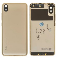 Задняя панель корпуса для Xiaomi Redmi 7A, золотистая, с боковыми кнопками