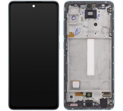 Дисплей для Samsung A525 Galaxy A52, A526 Galaxy A52 5G, синий, с рамкой, High Copy с широким ободком, (OLED 6,3") Дисплей для Samsung A525 Galaxy A52, A526 Galaxy A52 5G, синий, с рамкой, High Copy с широким ободком, (OLED 6,3")