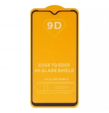Защитное стекло для Samsung A105 Galaxy A10, совместимо с чехлом, Full Glue, (без упаковки), черный