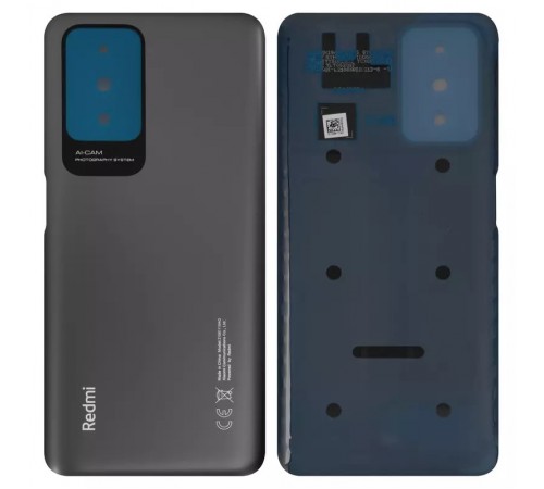 Задняя панель корпуса для Xiaomi Redmi 10 (2021), Redmi 10 (2022), серая (Carbon Gray)