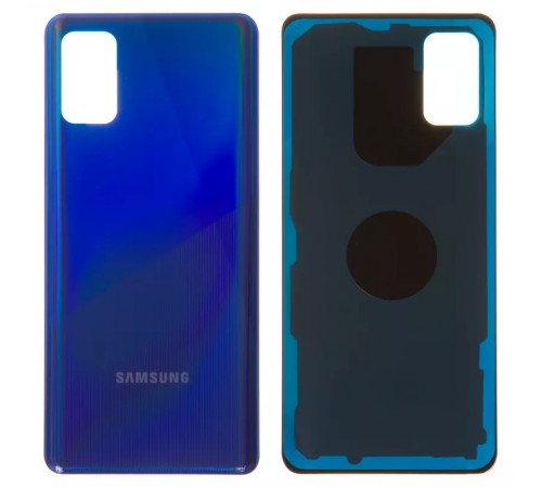 Задняя панель корпуса для Samsung A415 Galaxy A41, синяя (Prism Crush Blue) Задняя панель корпуса для Samsung A415 Galaxy A41, синяя (Prism Crush Blue)