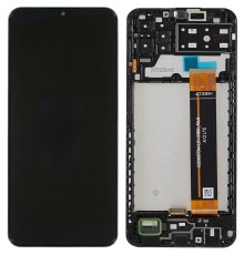 Дисплей для Samsung A135 Galaxy A13, M135 Galaxy M13, черный, с рамкой, Original (PRC), BS066FBM-L01-D800_R5.5