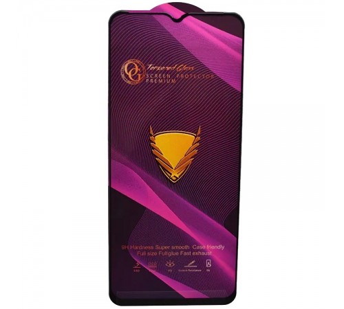 Защитное стекло для Tecno Spark 5 Air, 9H, Golden Armor OG, Full-Screen, Full Glue, (без упаковки), черный