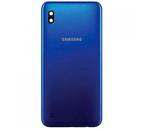 Задня панель корпусу для Samsung A105F/DS Galaxy A10, синя + скло камери Задня панель корпусу для Samsung A105F/DS Galaxy A10, синя + скло камери