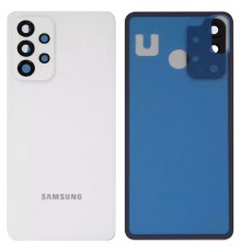 Задняя панель корпуса для Samsung A536 Galaxy A53 5G, белая + стекло камеры
