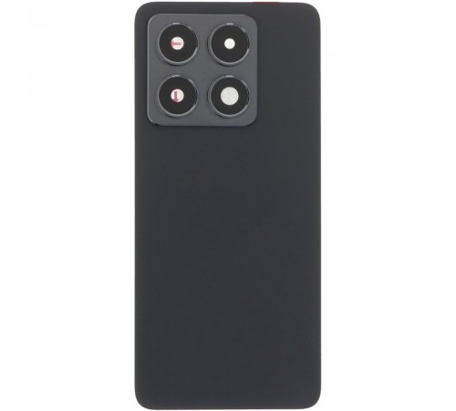 Задняя панель корпуса для Xiaomi 14T, черная (Titan Black), Copy + стекло камеры Задняя панель корпуса для Xiaomi 14T, черная (Titan Black), Copy + стекло камеры