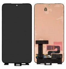 Дисплей для Samsung S911 Galaxy S23, черный, без рамки, Оригинал (переклеено стекло)