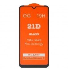 Захисне скло для Xiaomi Redmi Note 8 Pro, сумісне з чохлом, Full Glue, (без упаковки), чорний, M1906G7I, M1906G7G